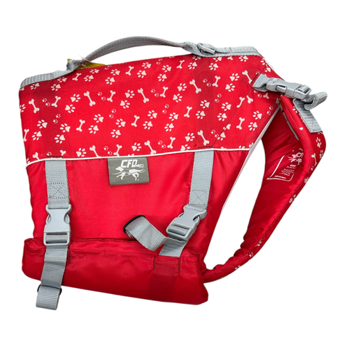 Vist Large View of Product Image Which is Used Dog PFD Red Large