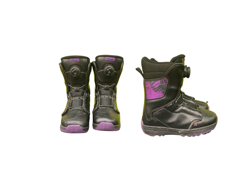 Vist Large View of Product Image Which is Used RIPZONE STELLAR Boys Snowboard Boots Purple Junior 04