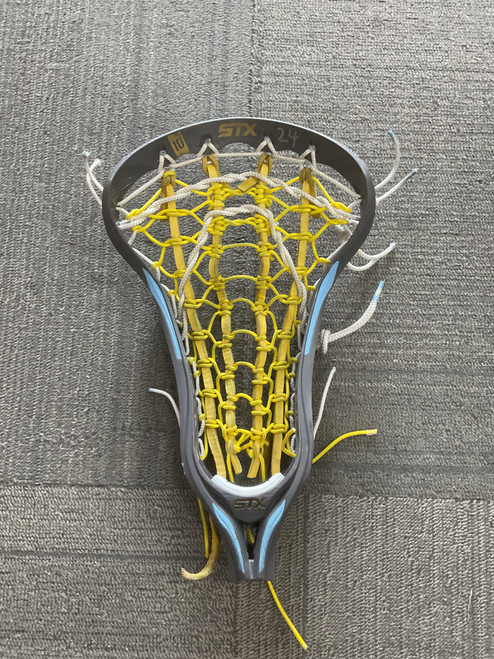 Vist Large View of Product Image Which is Used STX CRUX 10 DEGREE Womens Lacrosse Head Grey