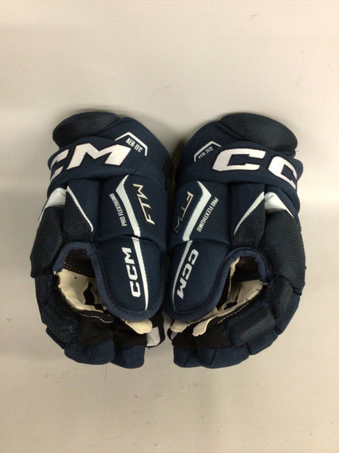 Vist Large View of Product Image Which is Used CCM JETSPEED FTW Senior Gloves Navy Blue 13"