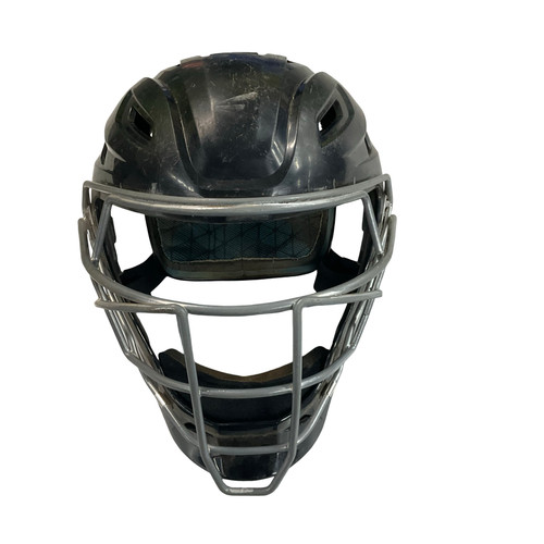Vist Large View of Product Image Which is Used Easton GAMETIME Catchers Helmet w/Mask Black SM