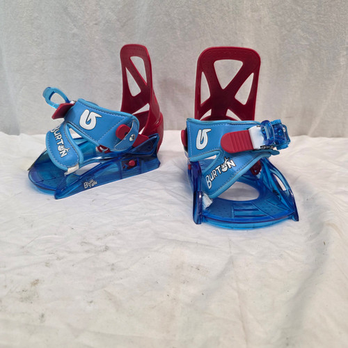 Vist Large View of Product Image Which is Used Burton GROM Boys Binding Only Royal Blue XS