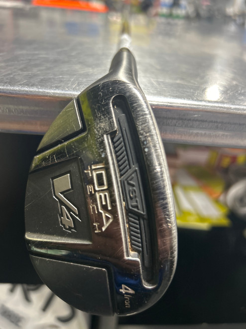 Vist Large View of Product Image Which is Used Adams IDEA TECH V4 Mens Hybrid Club LH 4 Hybrid