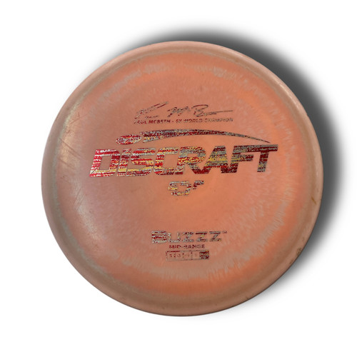 Vist Large View of Product Image Which is Used Discraft ESP BUZZ MID-RANGE Disc Golf Mid Range Orange
