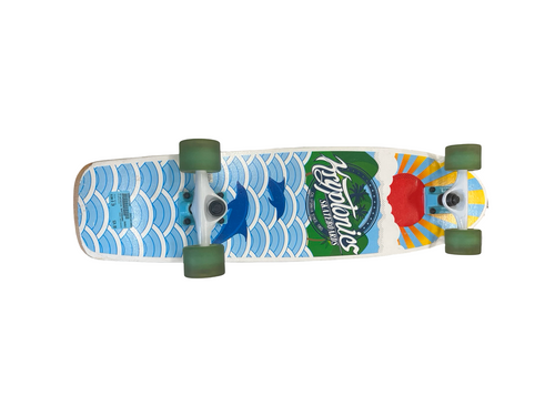 Vist Large View of Product Image Which is Used Kryptonics SKATEBOARD Complete Skateboard White 8"