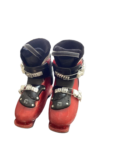 Vist Large View of Product Image Which is Used Salomon BOOTS Boys DH Ski Boot Black 225 MP - J04.5 - W5.5