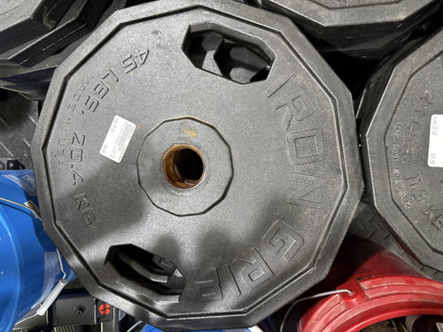 Vist Large View of Product Image Which is Used Olympic Plate (Each) 45 lb