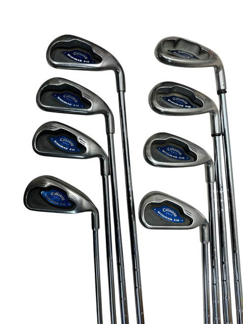 Vist Large View of Product Image Which is Used Callaway X-16 STEELHEAD Mens Iron Set RH 3I-PW