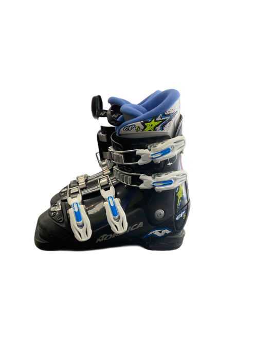 Vist Large View of Product Image Which is Used Nordica GPTJ Boys DH Ski Boot Black 225 MP - J04.5 - W5.5