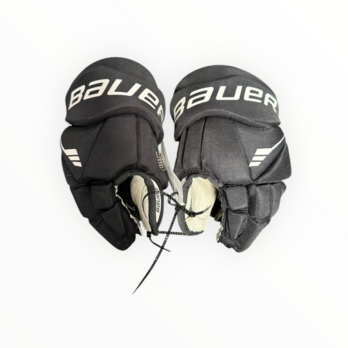 Vist Large View of Product Image Which is Used Bauer LIL SPORT Junior Gloves Black 12"