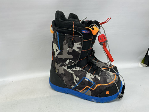 Vist Large View of Product Image Which is Used Burton IMPRINT 1 Boys Snowboard Boots Black Youth 07.0