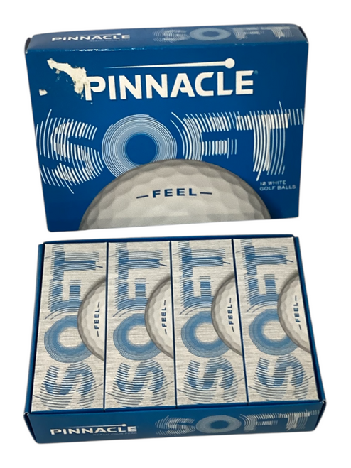 Vist Large View of Product Image Which is Used Pinnacle SOFT FEEL 12 Pack - Golf Balls