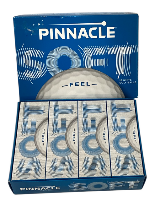 Vist Large View of Product Image Which is Used Pinnacle SOFT FEEL 12 Pack - Golf Balls