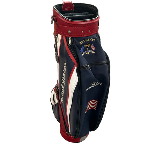 Vist Large View of Product Image Which is Used Miller RYDER CUP VALDERAMA CART BAG Mens Cart Bag Navy Blue