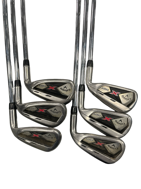 Vist Large View of Product Image Which is Used Callaway X HOT Mens Iron Set RH 5I-PW