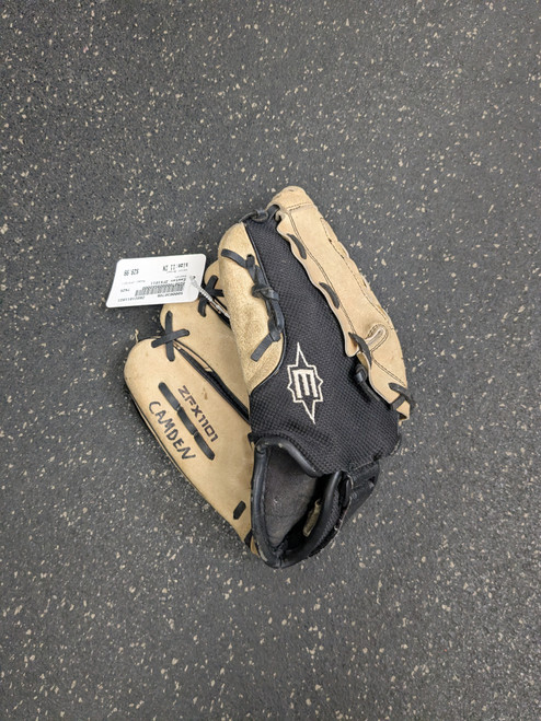 Vist Large View of Product Image Which is Used Easton ZFX1011 BB/SB Glove LH Throw Brown 11"