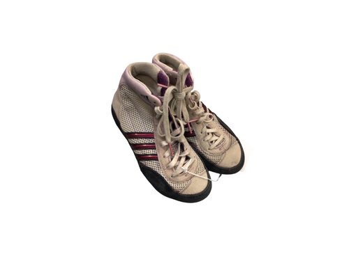 Vist Large View of Product Image Which is Used Adidas Wrestling Shoes White Junior 02