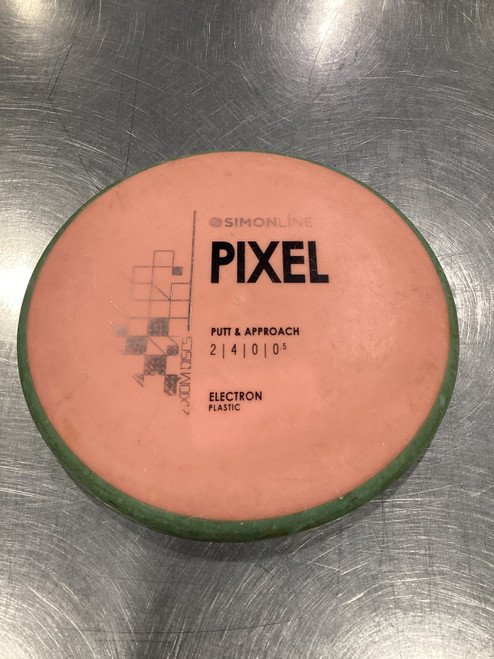 Vist Large View of Product Image Which is Used MVP PIXEL Disc Golf Putter Orange