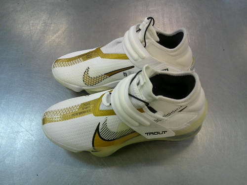 Vist Large View of Product Image Which is Used Nike VAPOR METAL BB/SB Cleats White Senior 7
