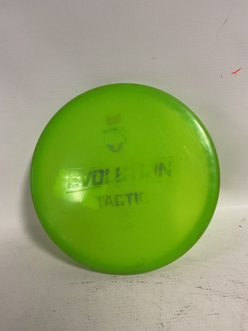 Vist Large View of Product Image Which is Used Discmania NEO TACTIC Disc Golf Putter Yellow