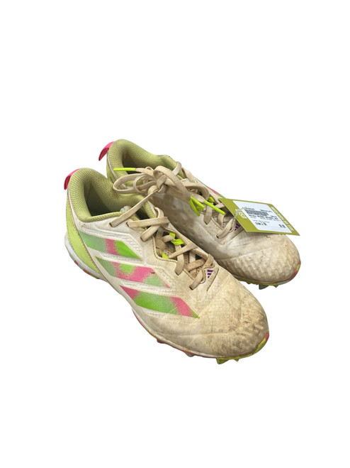 Vist Large View of Product Image Which is Used Adidas ADIDAS ADIZERO INSTINCTS BB/SB Cleats Optic Yellow Junior 04