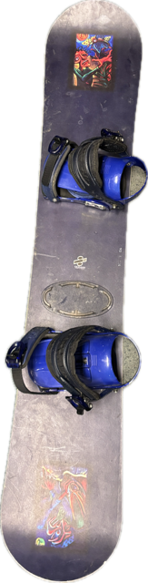 Vist Large View of Product Image Which is Used GNU Boys Board/Binding Black 143 cm