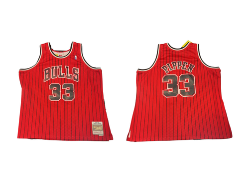 Vist Large View of Product Image Which is Used Scottie Pippen Bulls Jersey
