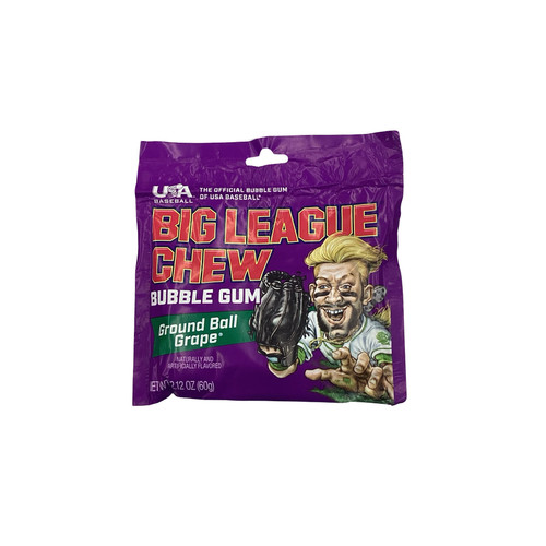 Vist Large View of Product Image Which is New BIG LEAGUE CHEW GRAPE