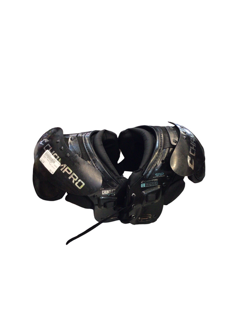 Vist Large View of Product Image Which is Used Champro GAUNTLET 1 FB Shoulder Pads Black SM