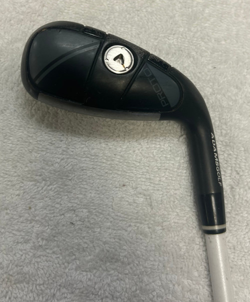 Vist Large View of Product Image Which is Used Adams Golf IDEA SUPER PROTO DHY Mens RH 4 Driving Iron Graphite/Extra Stiff Flex