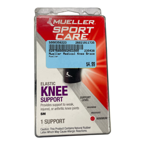 Vist Large View of Product Image Which is Used Mueller Medical Knee Braces - Sport Care Knee Support (In Package), package view