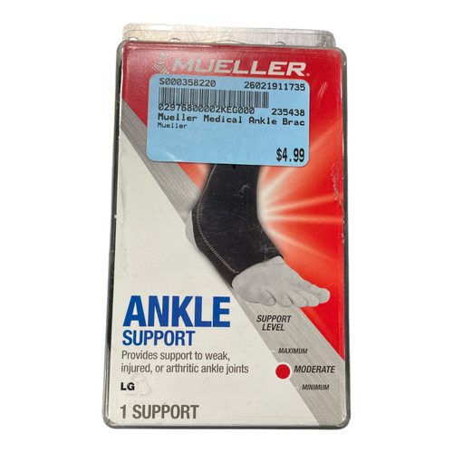 Vist Large View of Product Image Which is Used Mueller Medical Ankle Braces - Sport Care Ankle Support (In Package), package view