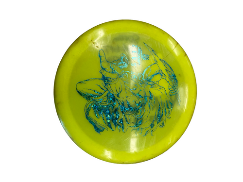 Vist Large View of Product Image Which is Used Discraft BIG Z ZEUS Disc Golf Driver Yellow