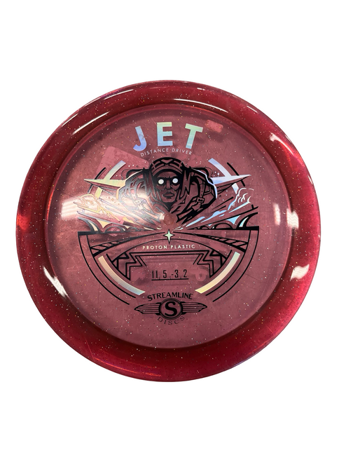 Vist Large View of Product Image Which is Used Streamline JET Disc Golf Driver Red