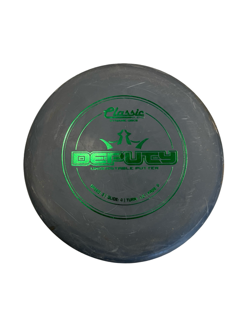 Vist Large View of Product Image Which is Used Dynamic Discs CLASSIC BLEND DEPUTY Disc Golf Putter Grey