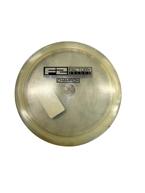 Vist Large View of Product Image Which is Used Innova FACTORY SECOND Disc Golf Driver White