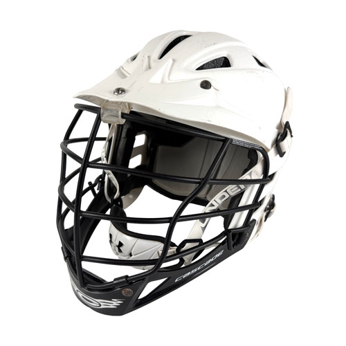 Vist Large View of Product Image Which is Used Cascade CPV Lacrosse Helmet White S/M