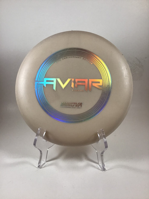 Vist Large View of Product Image Which is Used Innova DX AVIAR Disc Golf Putter White 167g