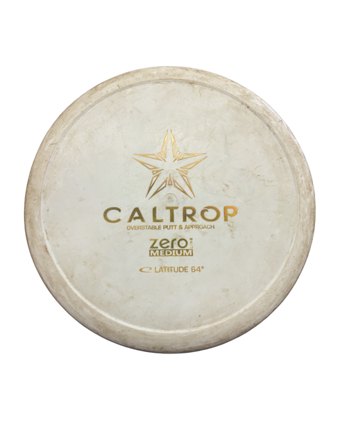 Vist Large View of Product Image Which is Used Latitude 64 CALTROP ZERO MEDIUM Disc Golf Putter Sky Blue