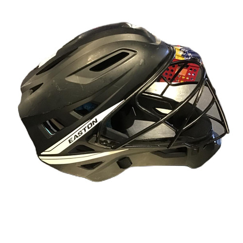 Vist Large View of Product Image Which is Used Easton THE VERY BEST Catcher's Helmet w/Mask Black LG