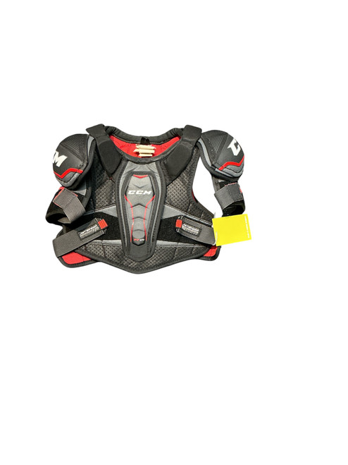 Vist Large View of Product Image Which is Used CCM JETSPEED Junior Shoulder Pads MD