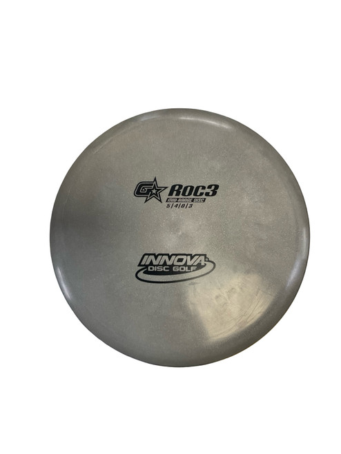 Vist Large View of Product Image Which is New Innova GSTAR ROC3 PENNED OLD RUN Disc Golf Mid Range Silver 175g