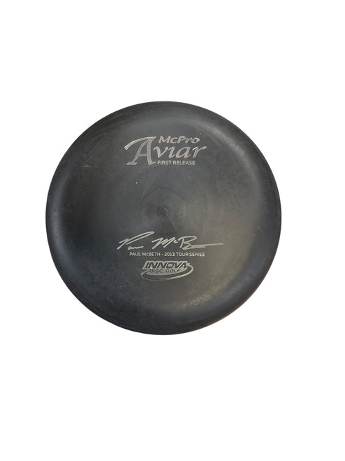 Vist Large View of Product Image Which is New Innova MCPRO AVIAR MCBETH 2013 FIRST RELEASE Disc Golf Putter Black 175g