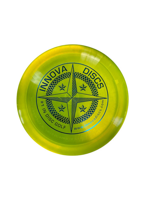 Vist Large View of Product Image Which is New Innova CHAMP THUNDERBIRD PROTOTYPE Disc Golf Driver Yellow 175g