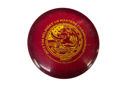 Vist Large View of Product Image Which is New Innova CHAMP MF SHARK3 2013 US MASTERS Disc Golf Mid Range Red 177g