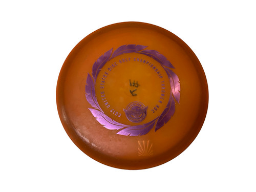 Vist Large View of Product Image Which is New Innova CHAMP THROWER ROC USDGC 2017 Disc Golf Mid Range Orange 177g