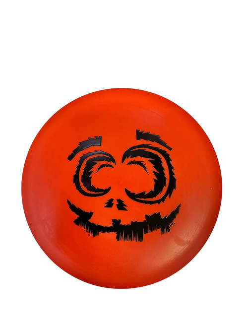 Vist Large View of Product Image Which is New Innova DX ROC3 2015 HALLOWEEN STAMP Disc Golf Mid Range Orange 176g