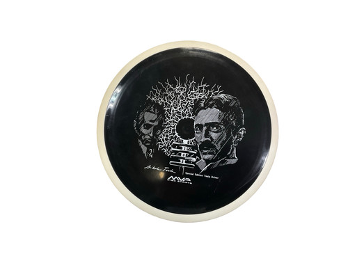Vist Large View of Product Image Which is New MVP NEU TESLA SPEC ED. NIKOLA TESLA Disc Golf Driver Black 154g