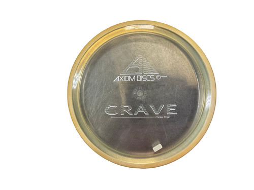 Vist Large View of Product Image Which is New Axiom PROTON CRAVE PATENT PENDING Disc Golf Driver Clear 175g