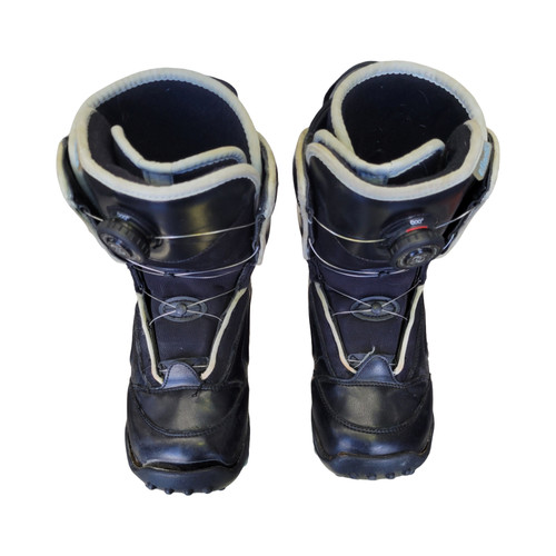 Vist Large View of Product Image Which is Used ATLANTIS BOA BOOTS Boys Snowboard Boots Black Junior 05